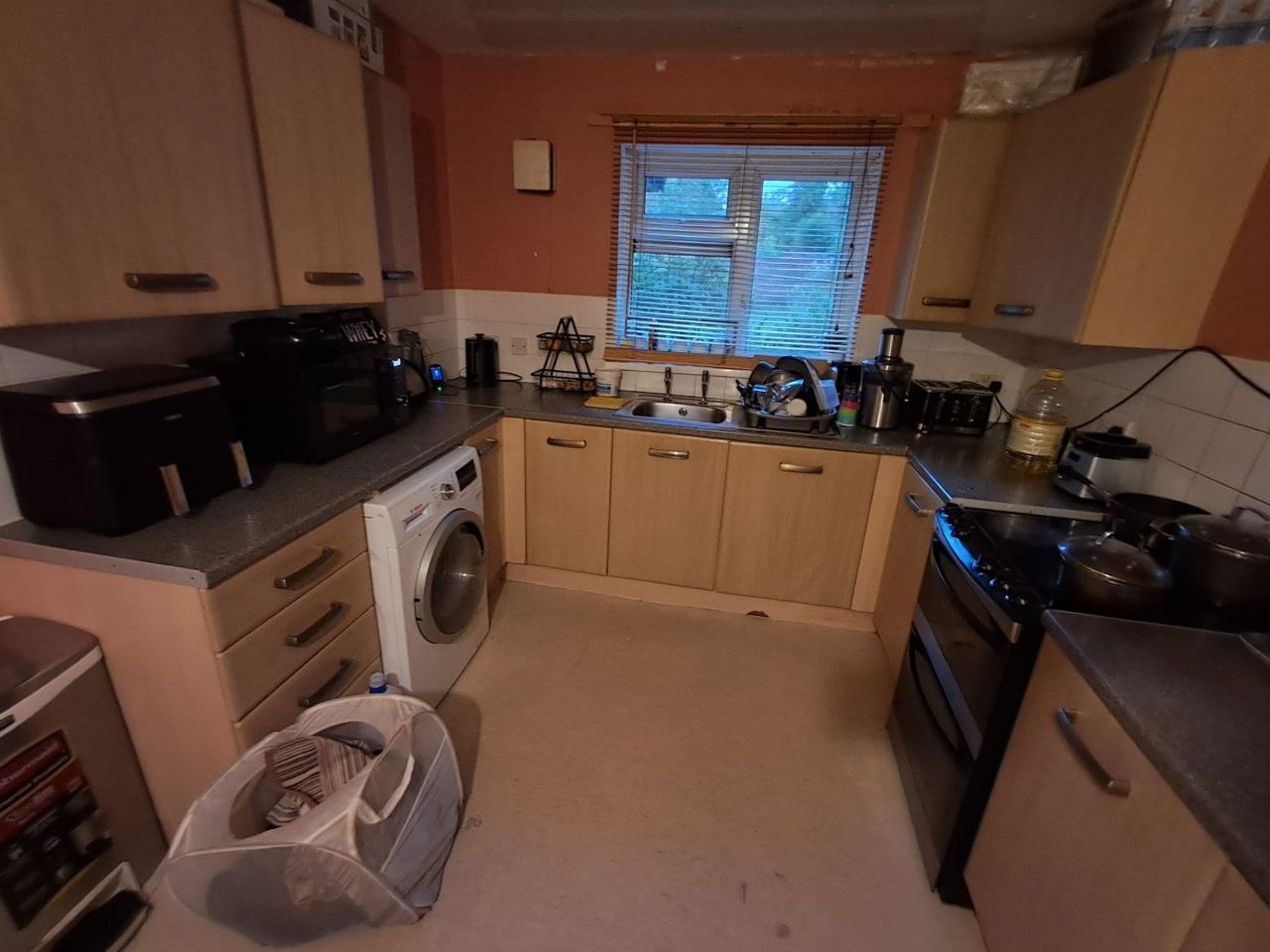 Kitchen renovation, stage photo